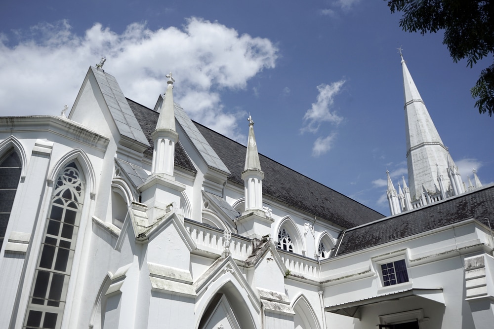 新加坡聖安德烈教堂局部 - 新加坡教堂